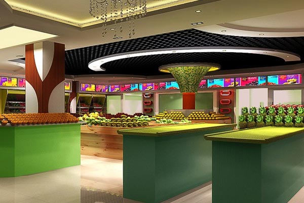 濟(jì)南水果專賣(mài)店裝修